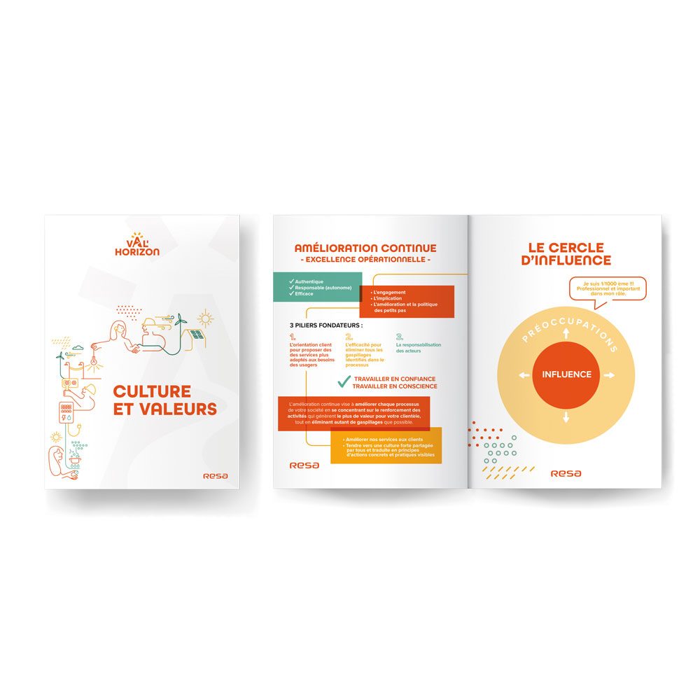 Brochure « Culture et valeurs » de Val’Horizon